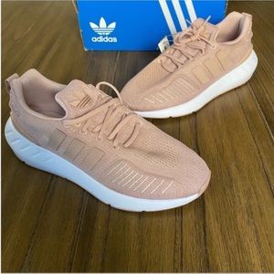 Adidas Swift Run 22 taupe nude sneakers shoes